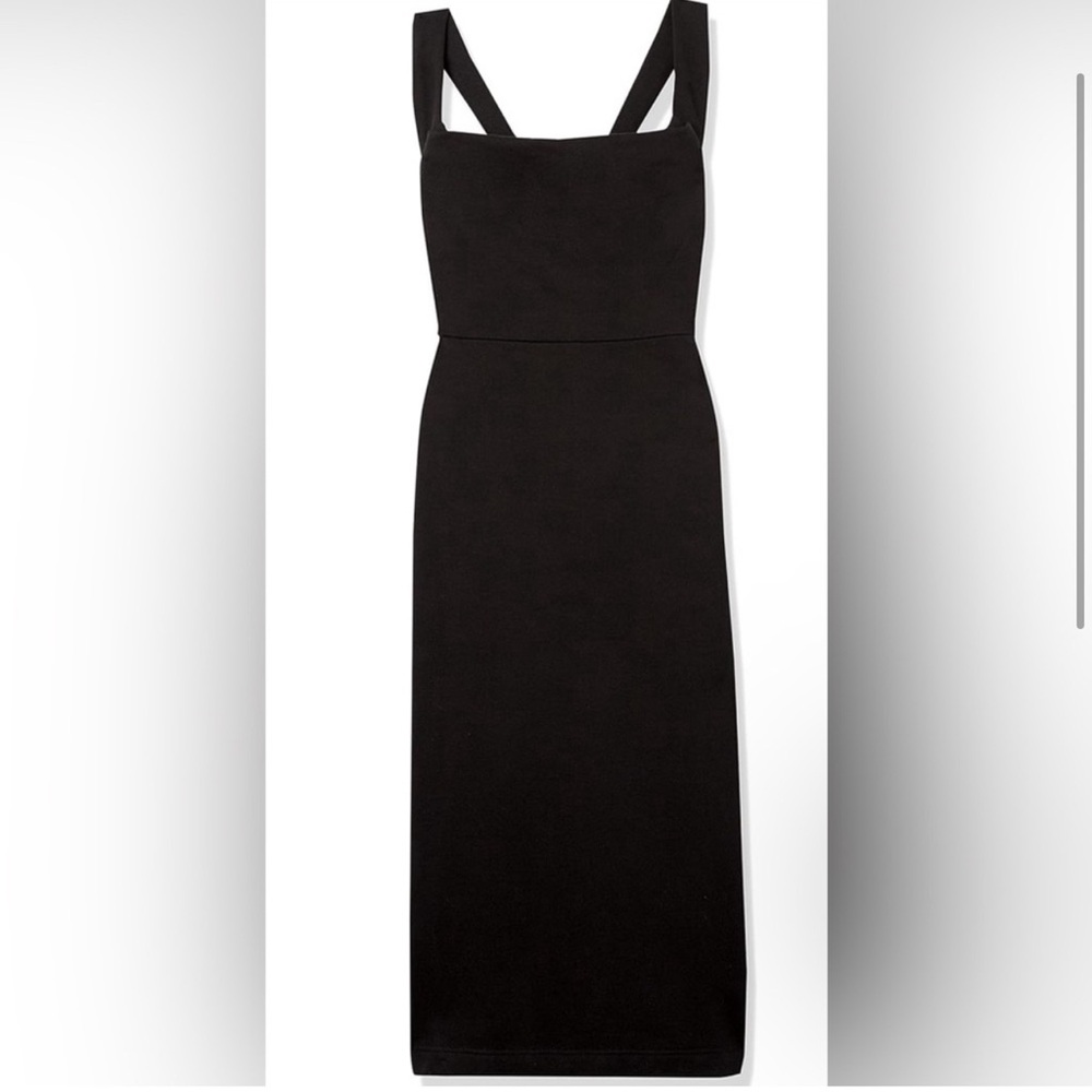 Making The Cut Black Bodycon Midi Dress